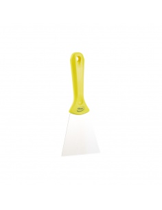 Vikan, špachtle ruční, s nerezovým břitem, 100mm, žlutá